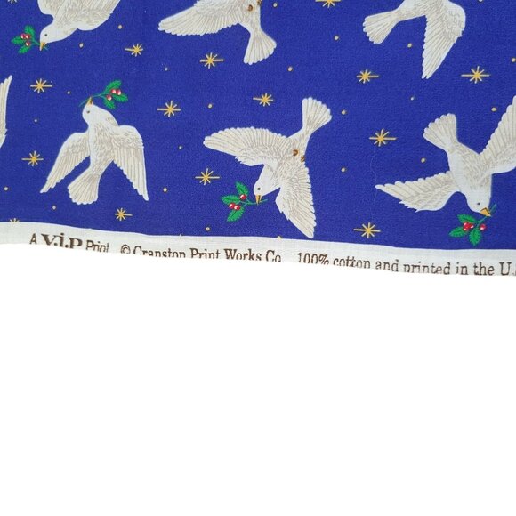 Peace On Earth Cranston Print Works Cotton Fabric Panels Set Quilt Starter - Picture 7 of 8